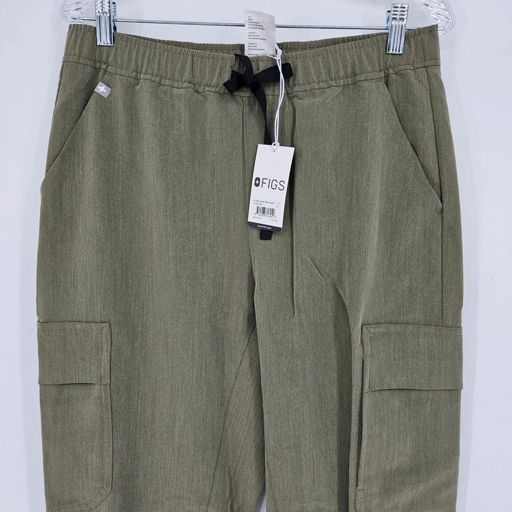 Figs Scrub Pants Mens Medium Classic Tansen Cargo Jogger Healthcare Olive